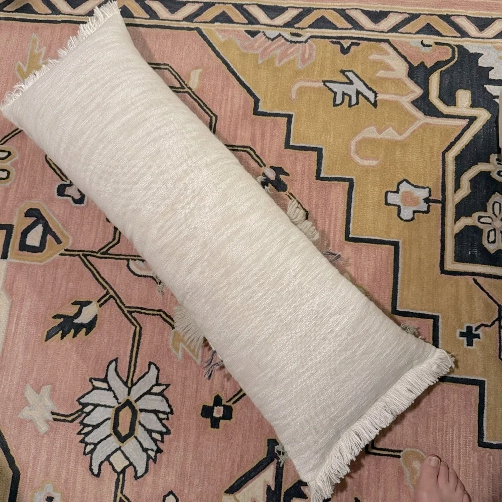 URBAN OUTFITTERS / Anthropologie~ XL Throw Lumbar  Pillow 14” x 40”